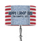 Labor Day 12" Drum Lampshade - ON STAND (Fabric)