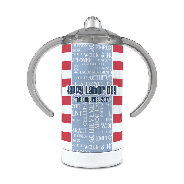 Custom Labor Day 12 oz Stainless Steel Sippy Cup (Personalized)