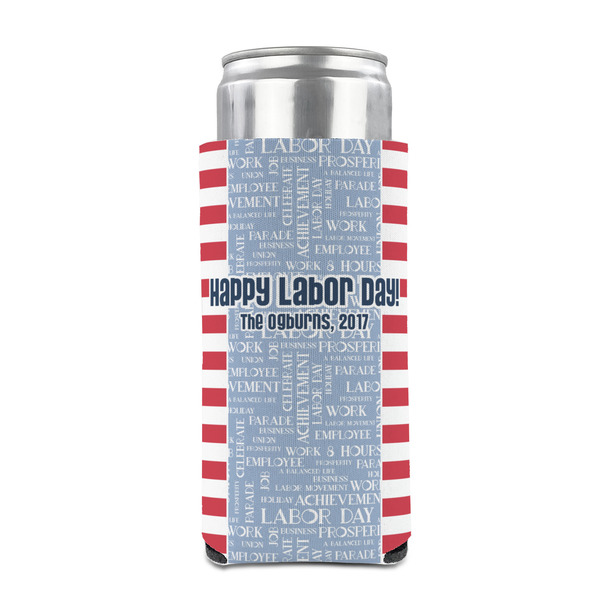 Labor Day 12oz Tall Can Sleeve - FRONT (on can)