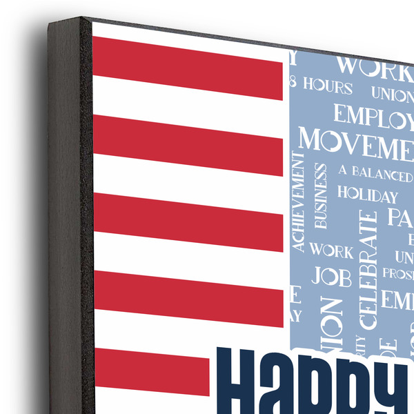 Labor Day 12x12 Wood Print - Closeup