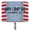 Labor Day 16" Drum Lamp Shade - Fabric (Personalized)