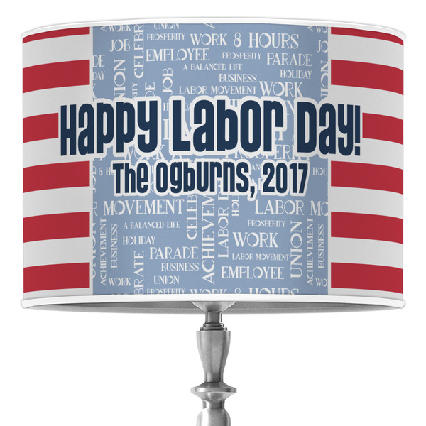 Custom Labor Day Drum Lamp Shade (Personalized)