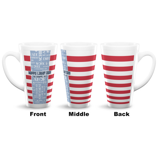 Labor Day 16 Oz Latte Mug - Approval