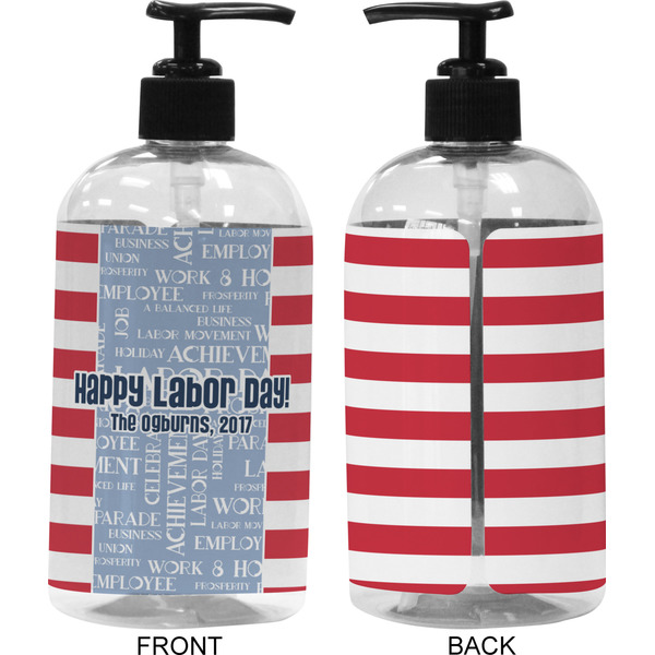 Labor Day 16 oz Plastic Liquid Dispenser (Approval)