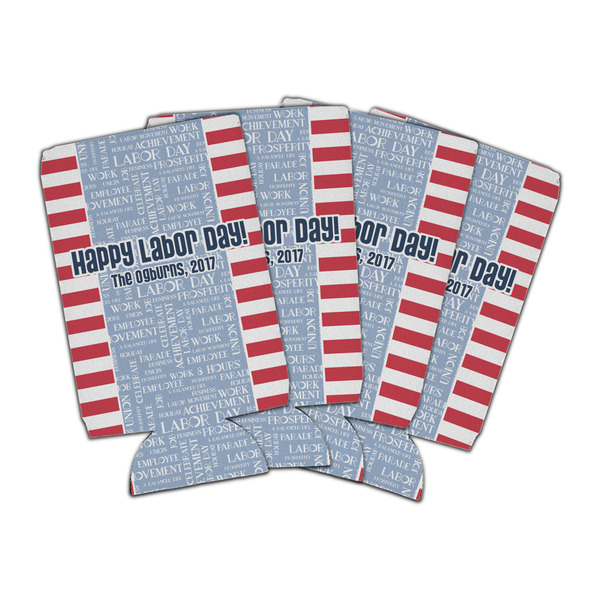 Custom Labor Day Can Cooler (16 oz) - Set of 4 (Personalized)
