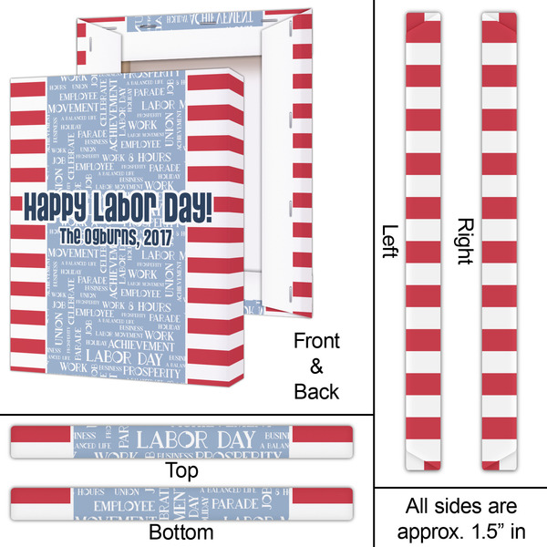 Labor Day 16x20 - Canvas Print - Approval