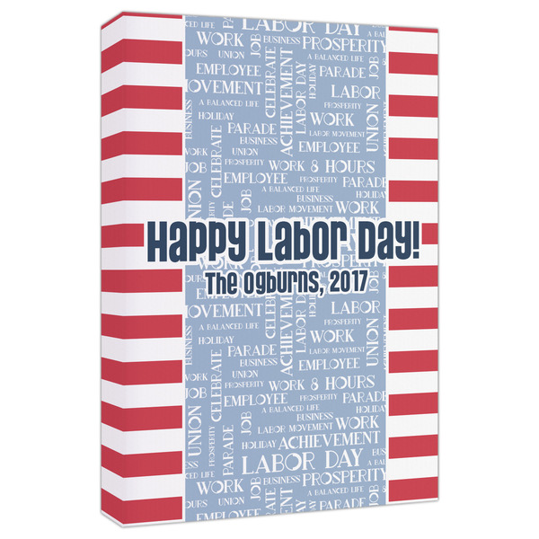Custom Labor Day Canvas Print - 20x30 (Personalized)