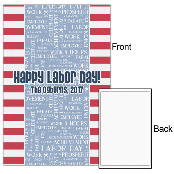 Labor Day 24x36 - Matte Poster - Front & Back
