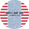 Labor Day Multipurpose Round Labels - 3" (Personalized)