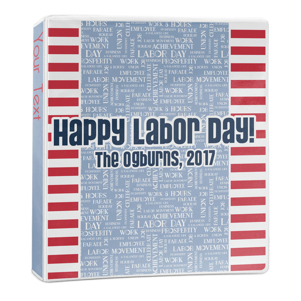 Custom Labor Day 3-Ring Binder - 1 inch (Personalized)