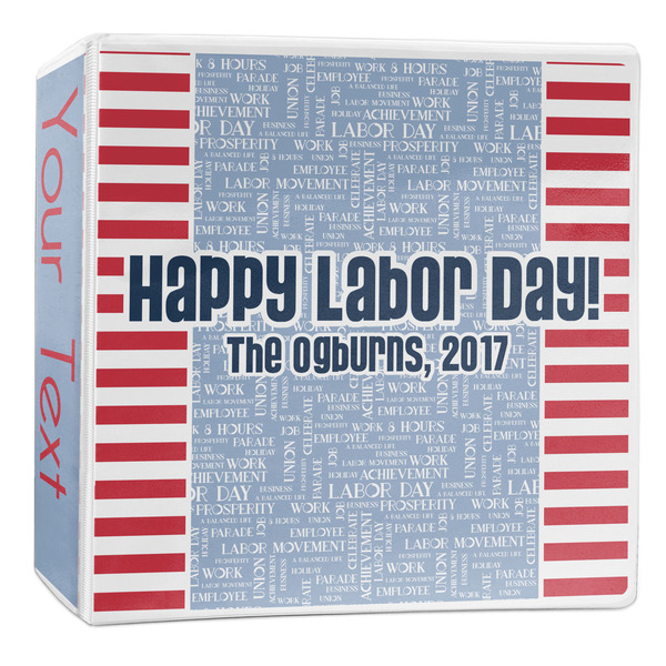 Custom Labor Day 3-Ring Binder - 2 inch (Personalized)