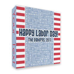 Labor Day 3 Ring Binder - Full Wrap - 2" (Personalized)