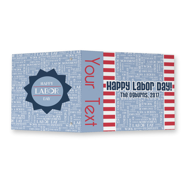 Labor Day 3 Ring Binders - Full Wrap - 2" - OPEN OUTSIDE