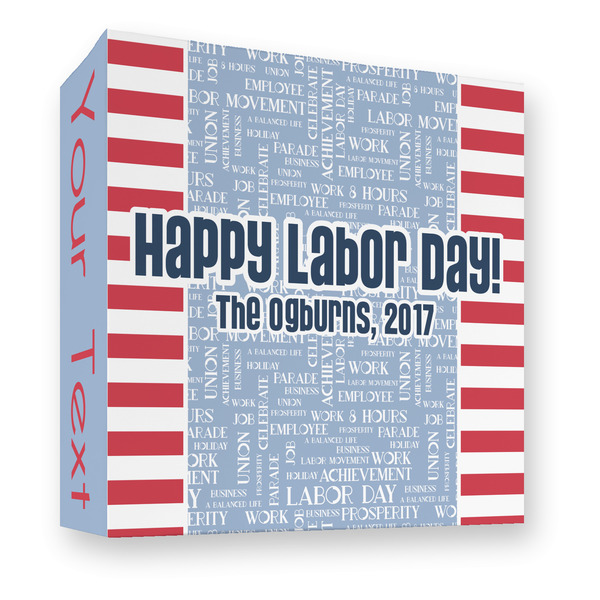 Custom Labor Day 3 Ring Binder - Full Wrap - 3" (Personalized)