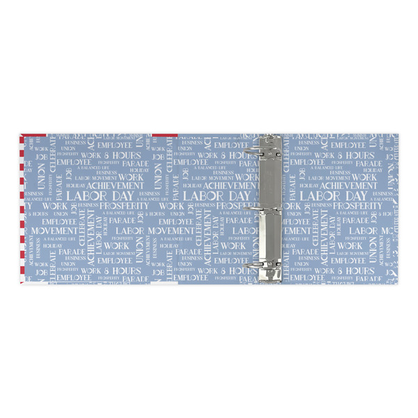 Labor Day 3 Ring Binders - Full Wrap - 3" - OPEN INSIDE