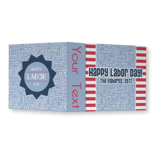 Labor Day 3 Ring Binders - Full Wrap - 3" - OPEN OUTSIDE