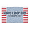 Labor Day 3' x 5' Indoor Area Rug (Personalized)