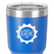Labor Day 30 oz Stainless Steel Ringneck Tumbler - Blue - Close Up