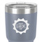 Labor Day 30 oz Stainless Steel Ringneck Tumbler - Grey - Close Up