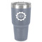 Labor Day 30 oz Stainless Steel Ringneck Tumbler - Grey - Front