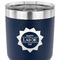 Labor Day 30 oz Stainless Steel Ringneck Tumbler - Navy - CLOSE UP