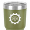 Labor Day 30 oz Stainless Steel Ringneck Tumbler - Olive - Close Up