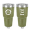 Labor Day 30 oz Stainless Steel Tumbler - Olive - Double-Sided (Personalized)