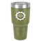 Labor Day 30 oz Stainless Steel Ringneck Tumbler - Olive - Front