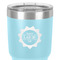 Labor Day 30 oz Stainless Steel Ringneck Tumbler - Teal - Close Up