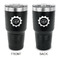 Labor Day 30 oz Stainless Steel Tumbler - Black - Double Sided (Personalized)