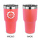 Labor Day 30 oz Stainless Steel Ringneck Tumblers - Coral - Single Sided - APPROVAL