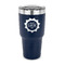 Labor Day 30 oz Stainless Steel Ringneck Tumblers - Navy - FRONT