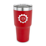 Labor Day 30 oz Stainless Steel Tumbler - Red - Single Sided