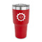 Labor Day 30 oz Stainless Steel Tumbler - Red - Single Sided