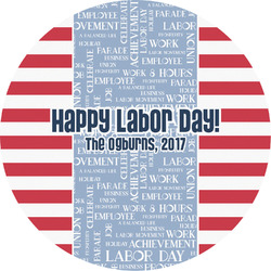Labor Day Multipurpose Round Labels - 5" (Personalized)