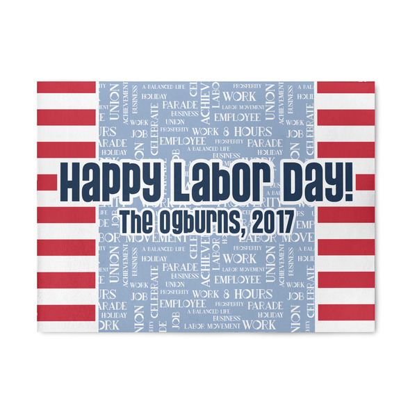 Custom Labor Day Area Rug (Personalized)