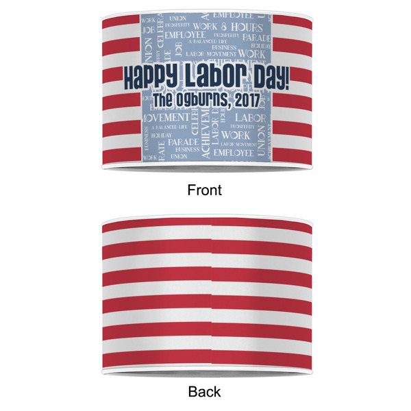 Labor Day 8" Drum Lampshade - APPROVAL (Poly Film)