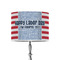 Labor Day 8" Drum Lampshade - ON STAND (Poly Film)