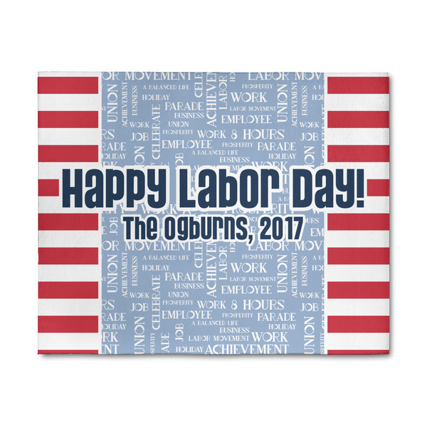 Custom Labor Day 8' x 10' Indoor Area Rug (Personalized)