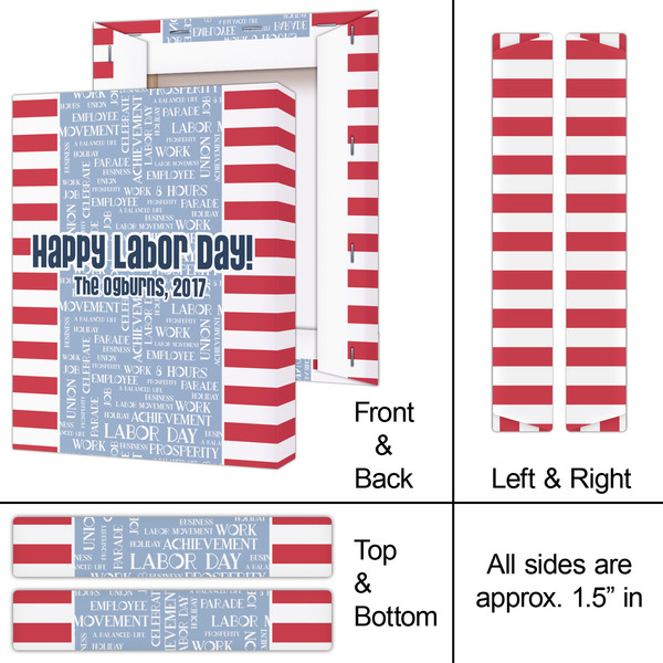 Labor Day 8x10 - Canvas Print - Approval