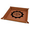 Labor Day 9" x 9" Leatherette Snap Up Tray - FOLDED