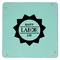 Labor Day 9" x 9" Teal Leatherette Snap Up Tray - APPROVAL