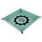 Labor Day 9" x 9" Teal Leatherette Snap Up Tray - MAIN