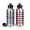 Labor Day Aluminum Water Bottle - Front and Back