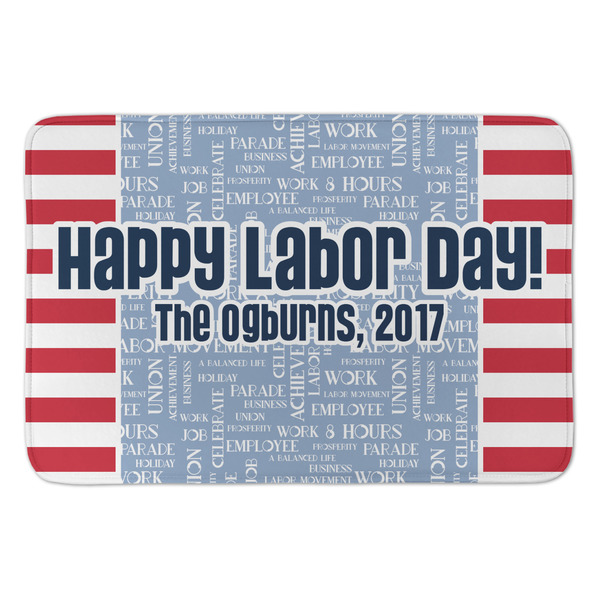 Custom Labor Day Anti-Fatigue Kitchen Mat (Personalized)