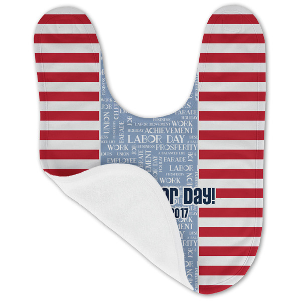 Labor Day Baby Bib - AFT folded