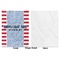 Labor Day Baby Blanket (Single Sided - Printed Front, White Back)