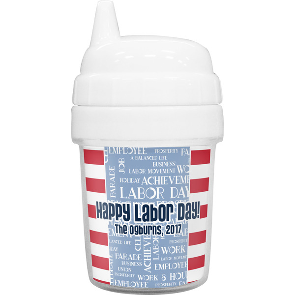 Custom Labor Day Baby Sippy Cup (Personalized)