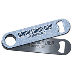 Labor Day Bar Bottle Opener w/ Name or Text