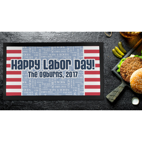 Labor Day Bar Mat - Small - LIFESTYLE